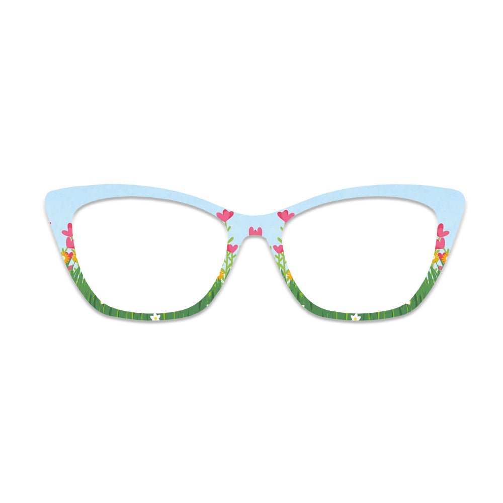 Grass Small Flower Glasses Toppers #1664205556